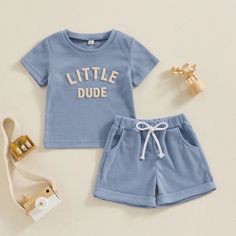 T-shirt and shorts Outfit Set Summer for Toddler and Boys