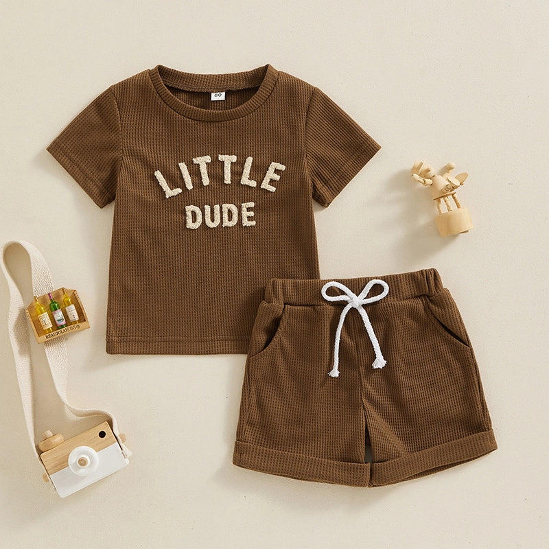 T-shirt and shorts Outfit Set Summer for Toddler and Boys