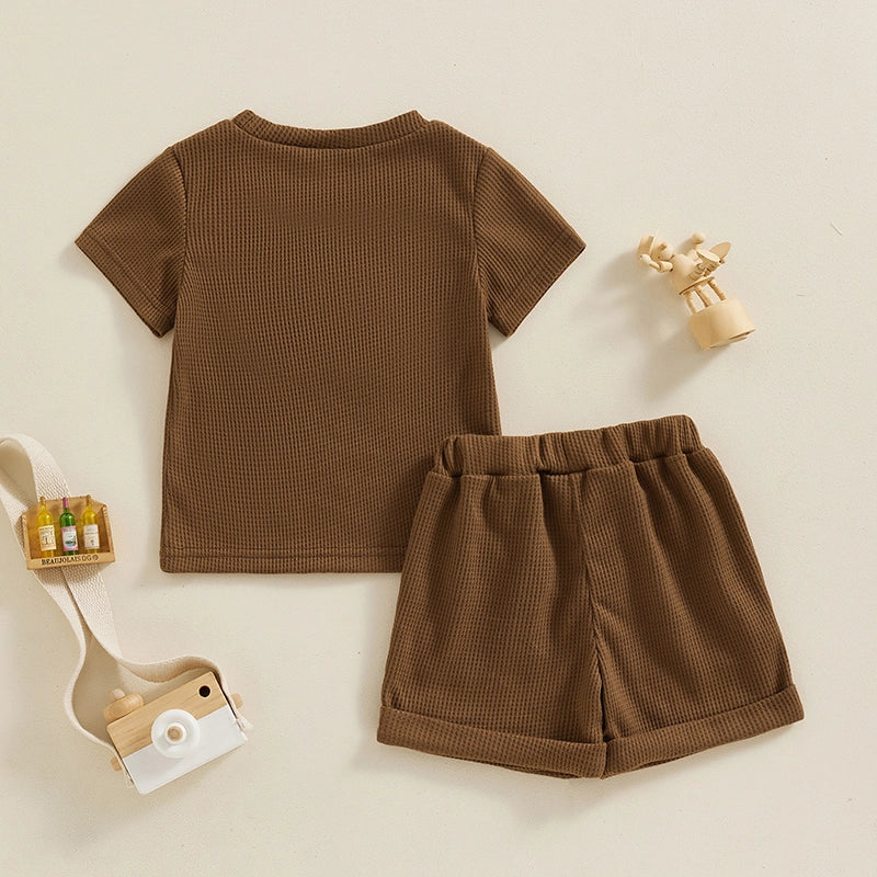 T-shirt and shorts Outfit Set Summer for Toddler and Boys