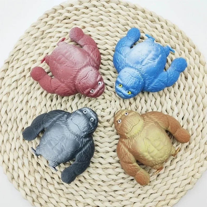 Squishy Mini Gorilla/SoyBean/Cat/Chicken Stretch Toy for Kids