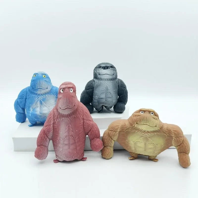 Squishy Mini Gorilla/SoyBean/Cat/Chicken Stretch Toy for Kids