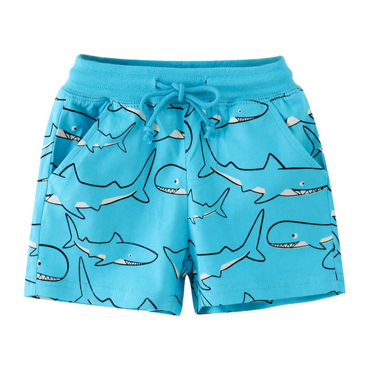 Cartoon Animals Print Children's Shorts Boys
