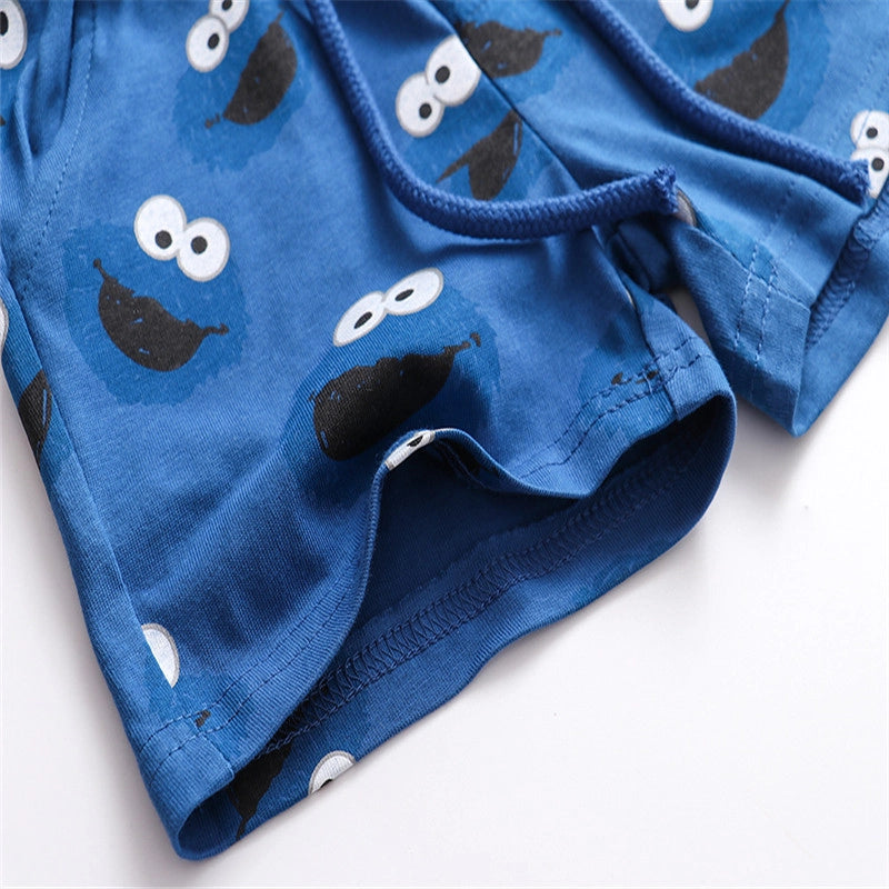 Cartoon Animals Print Children's Shorts Boys