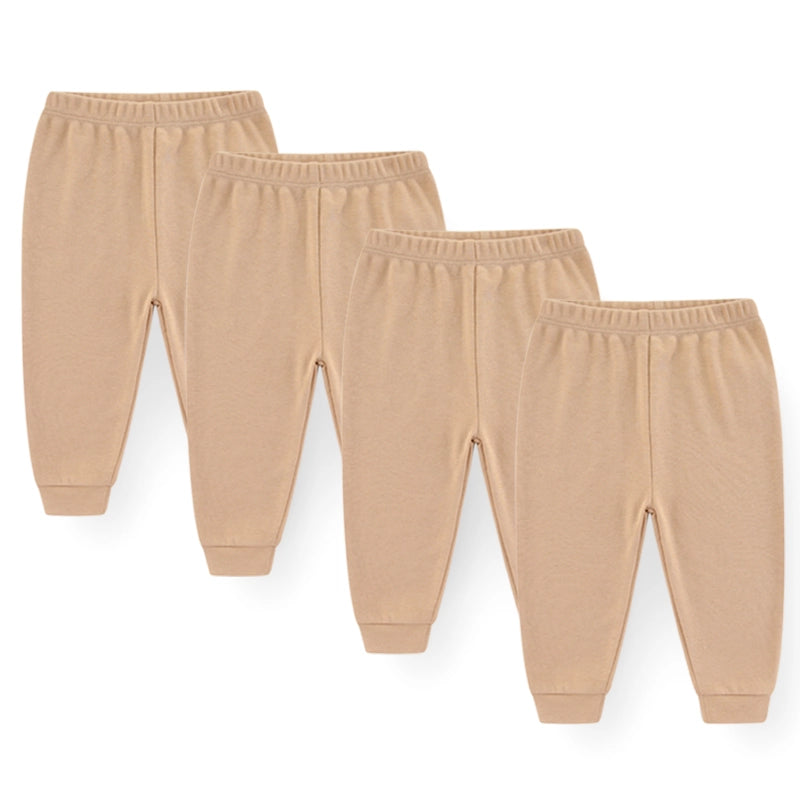 Infant Cotton Leggings Pants 4Pcs Set