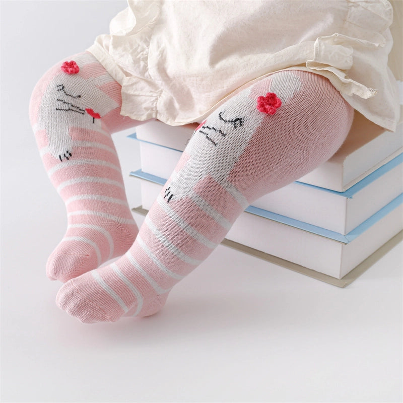 Baby Girl Knitted Stocking 4Pair Set Leggings Socks