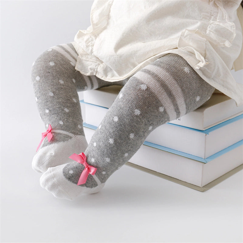 Baby Girl Knitted Stocking 4Pair Set Leggings Socks