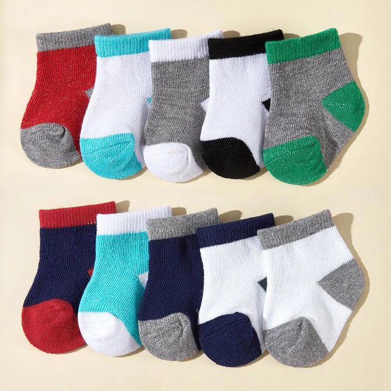 5Pairs Baby Boy Girl Socks Set
