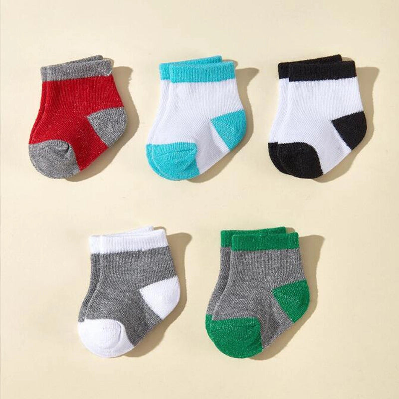 5Pairs Baby Boy Girl Socks Set