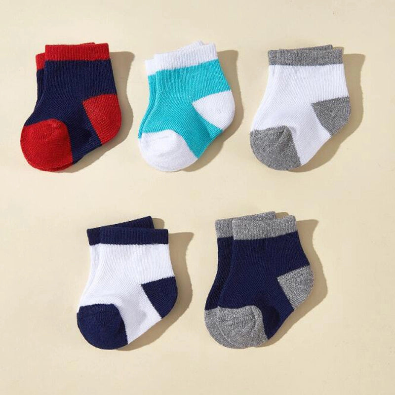 5Pairs Baby Boy Girl Socks Set