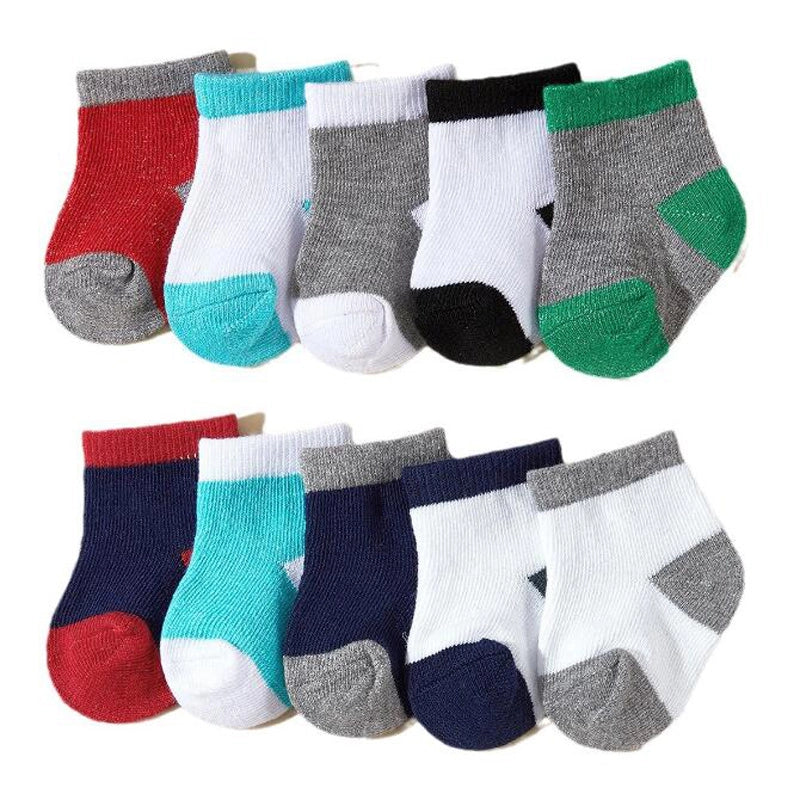 5Pairs Baby Boy Girl Socks Set