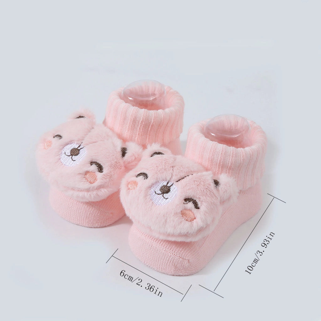 Cute Cartoon Doll Newborn Socks Shoes