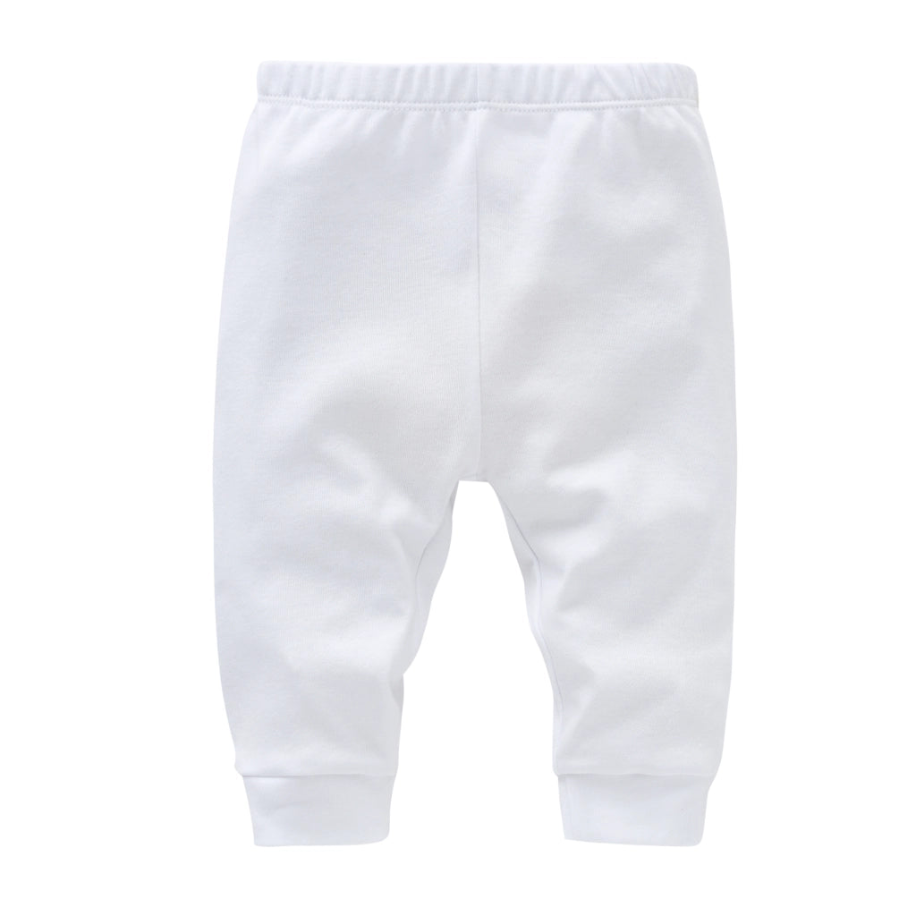 100% Cotton Baby Pants - Plain Colors New Born Baby Boy Girl