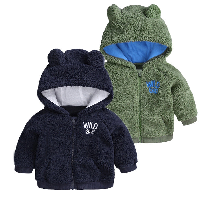 Newborn Winter Hoodie Sweatshirt Jacket Boy Girl