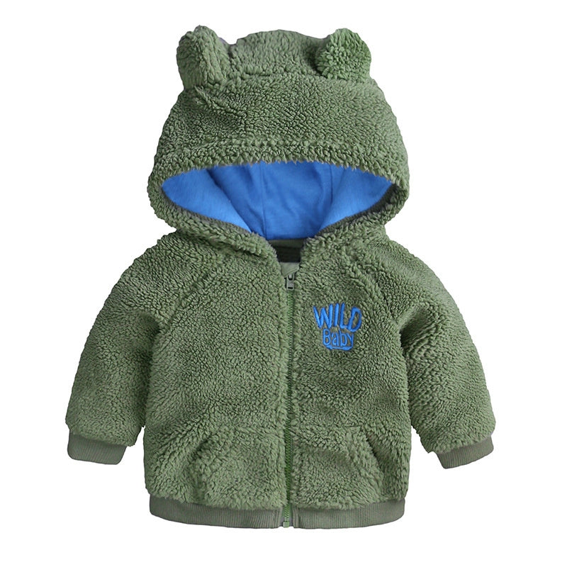 Newborn Winter Hoodie Sweatshirt Jacket Boy Girl