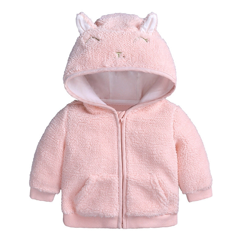 Newborn Winter Hoodie Sweatshirt Jacket Boy Girl