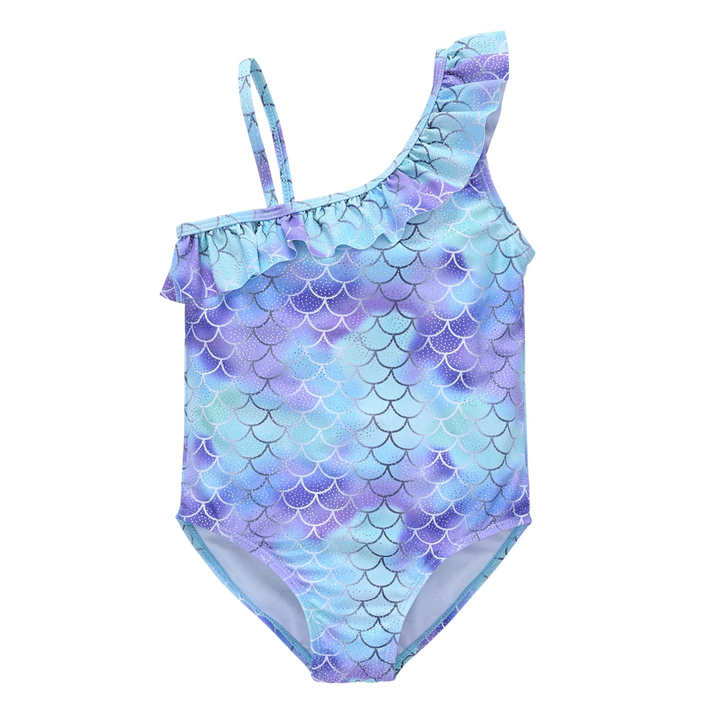 Kids Fish Scale Swimsuit Baby Girl