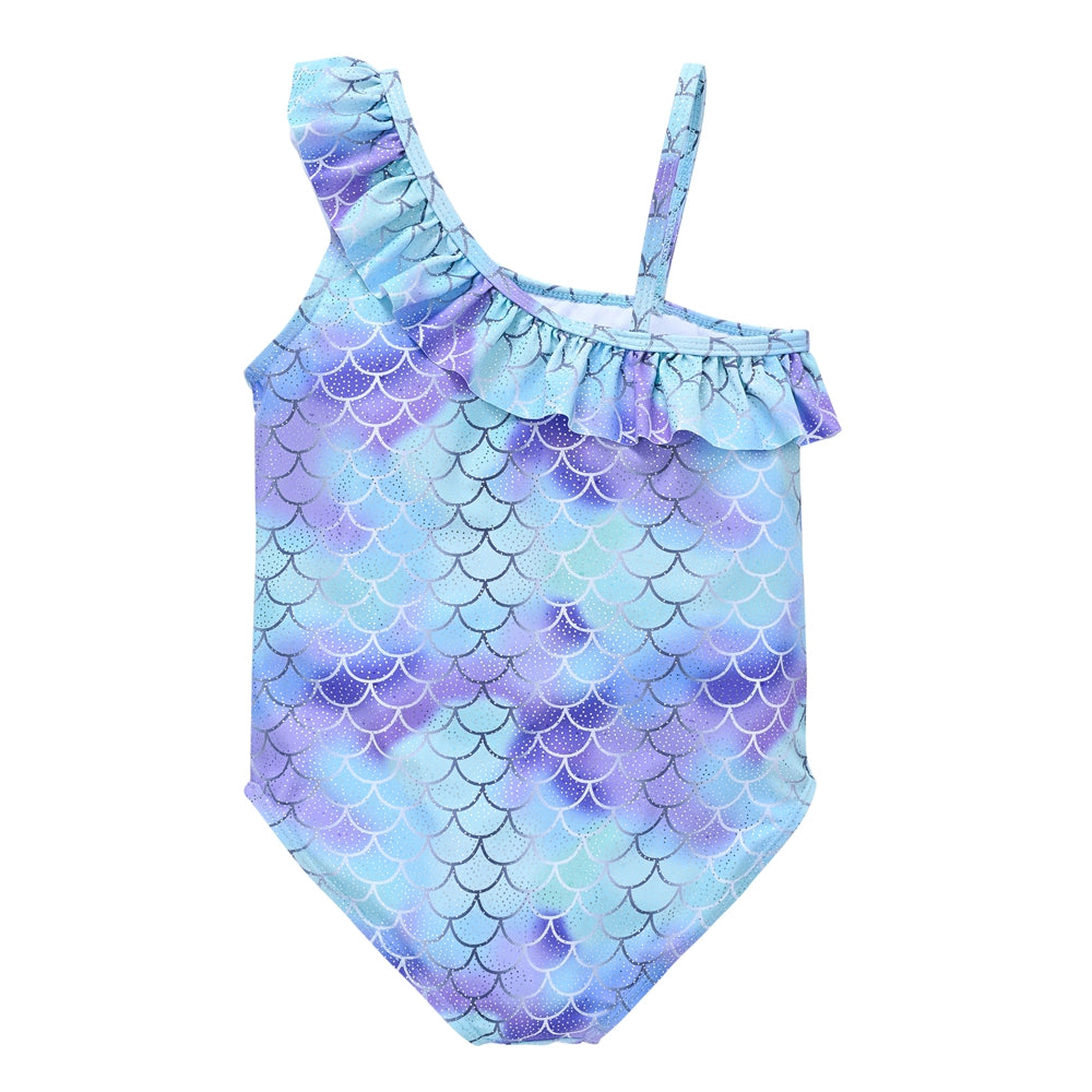 Kids Fish Scale Swimsuit Baby Girl