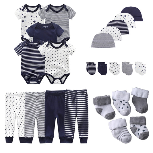 Newborn Baby Clothes Set 24 Pieces 100% Cotton Best For Gift