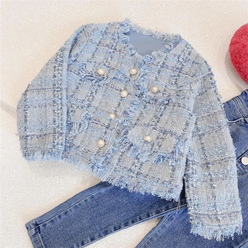Korean Kids Jacket Autumn Spring Girls Coat