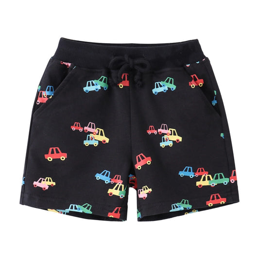 Baby Boys Shorts - With Car Prints