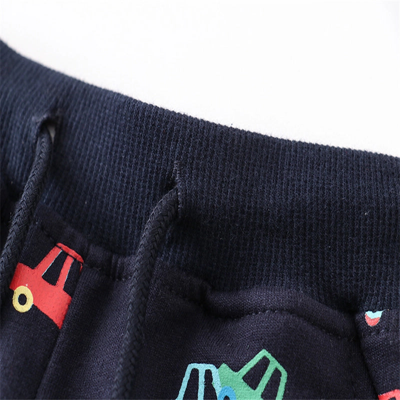 Baby Boys Shorts - With Car Prints