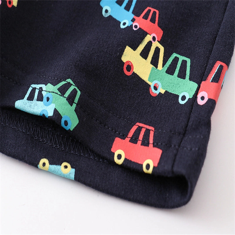 Baby Boys Shorts - With Car Prints