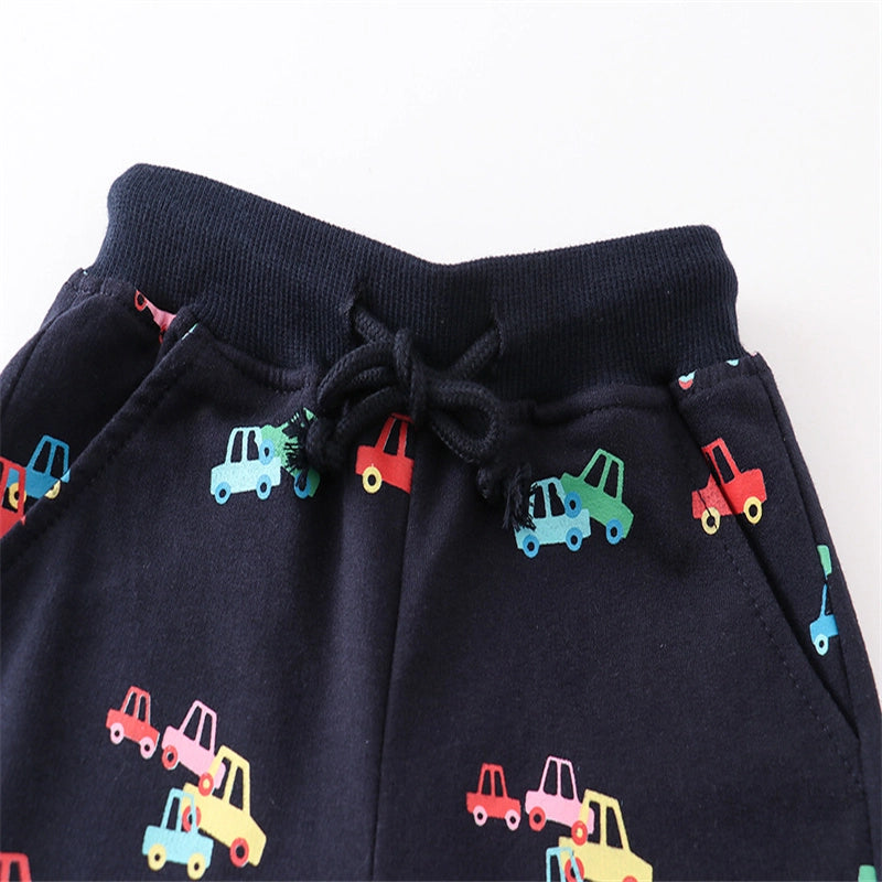 Baby Boys Shorts - With Car Prints