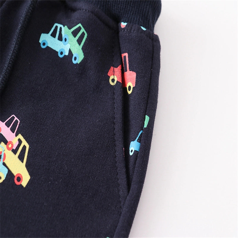 Baby Boys Shorts - With Car Prints