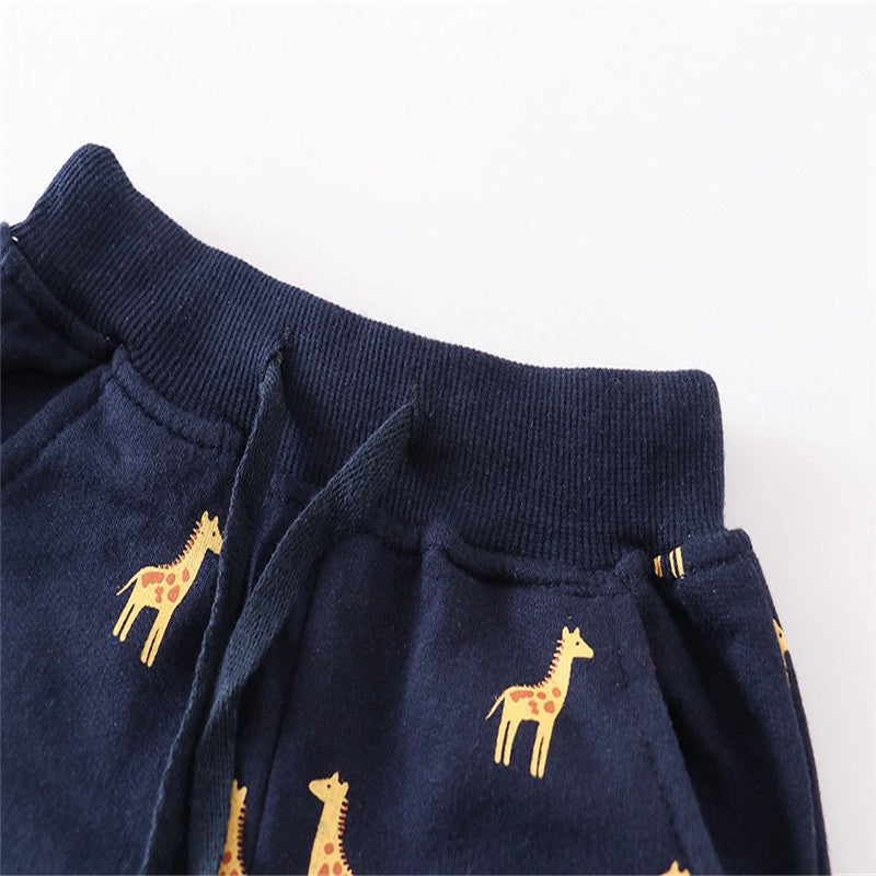 Animal Car Print Kids Shorts Giraffe Sharks etc