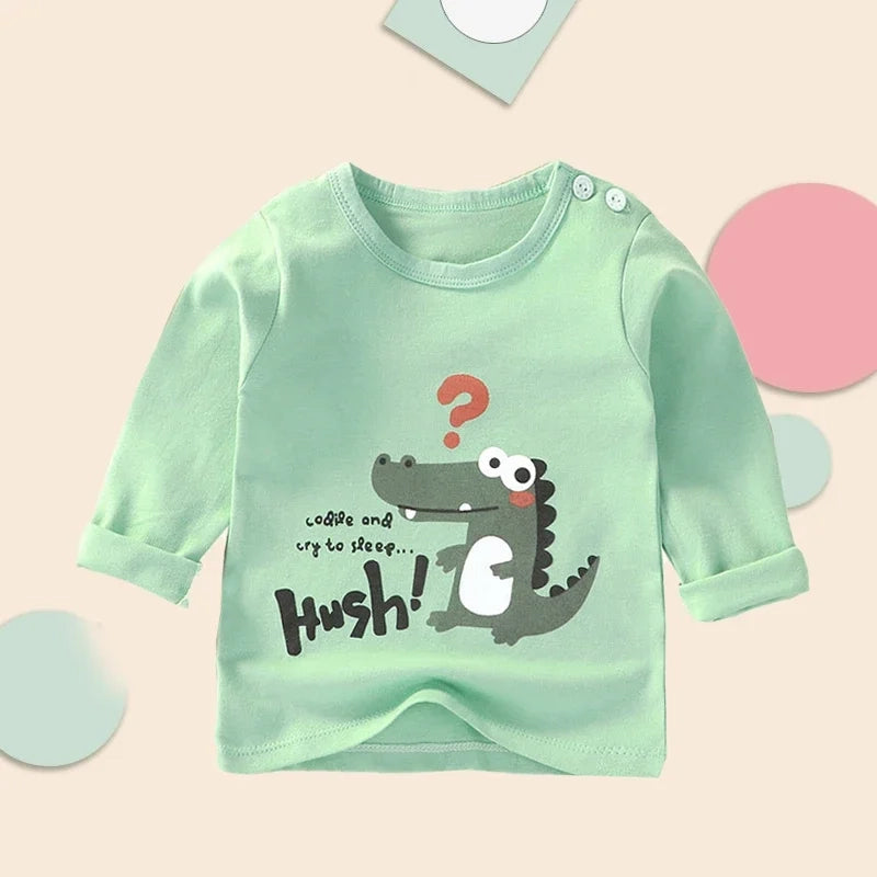 High-Quality Cartoon Print Kids T-Shirt Boys