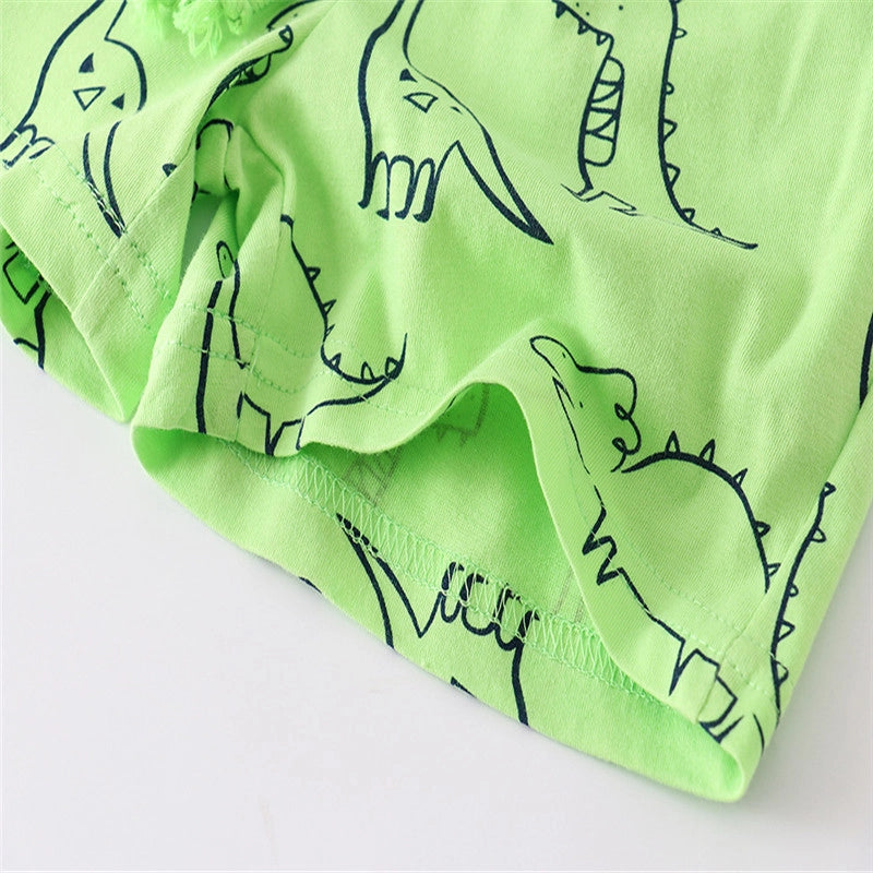Jumping Meters Children's Dinosaur Print Shorts