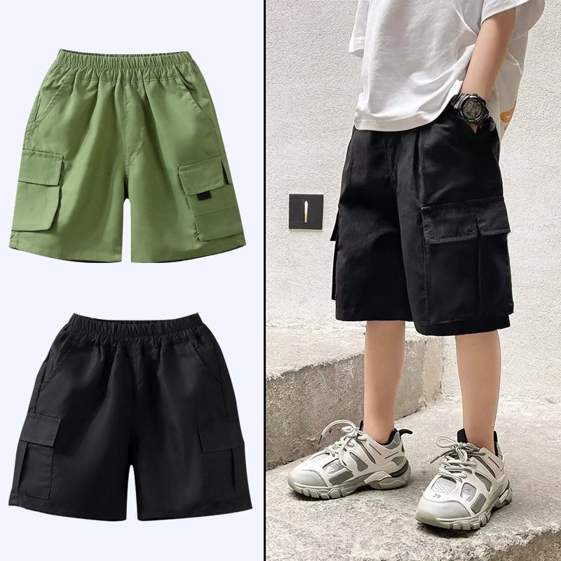 Comfortable Summer Cargo Shorts for Boys