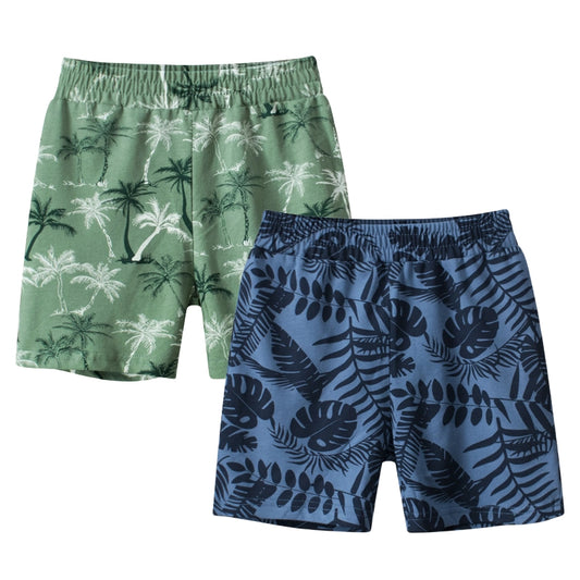 2024 Summer Boys Beach Shorts - Coconut Tree Print