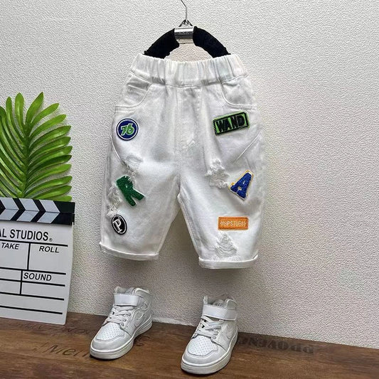 Boys' Summer Perforated Shorts