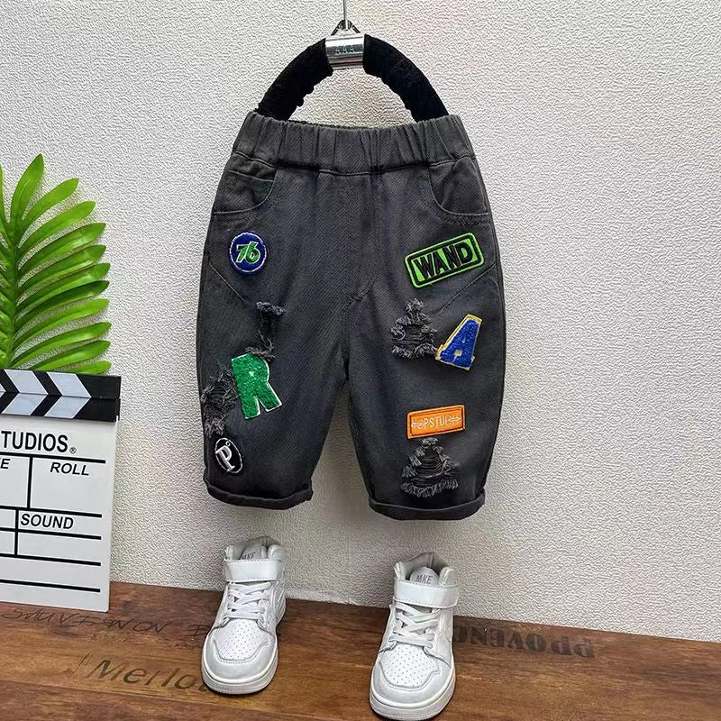 Boys' Summer Perforated Shorts
