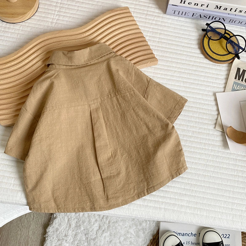 Boys' Summer Fashion Shirt - Trendy and Stylish