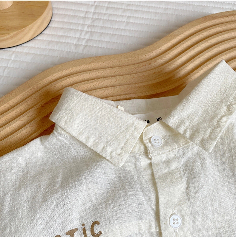 Boys' Summer Fashion Shirt - Trendy and Stylish