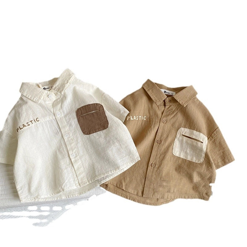 Boys' Summer Fashion Shirt - Trendy and Stylish