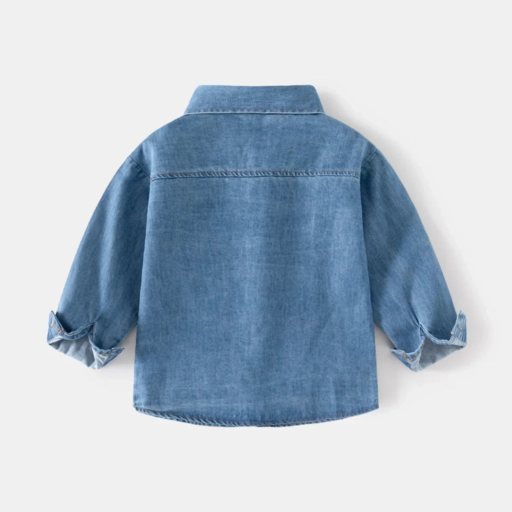 Kids Denim Academy Style Shirt