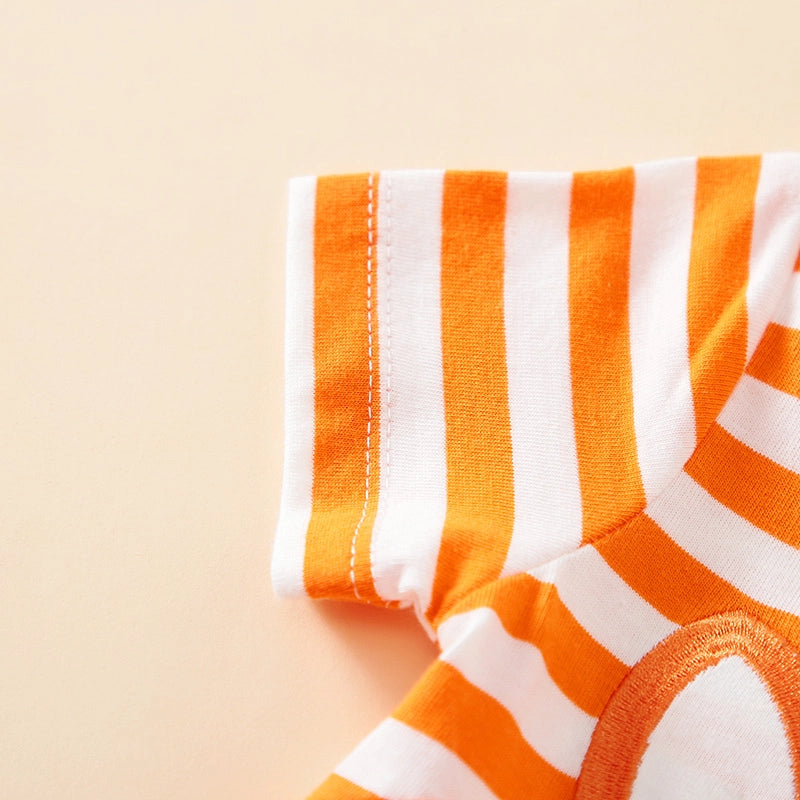 Cute Cartoon Fox Print Baby Bodysuit