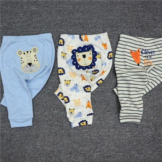 Baby Boy Girl Cotton Leggings Pants 3pcs Lot