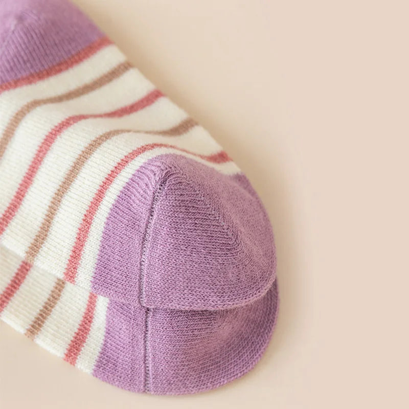 Cute Baby Girls Cartoon Socks 5-Pair Set