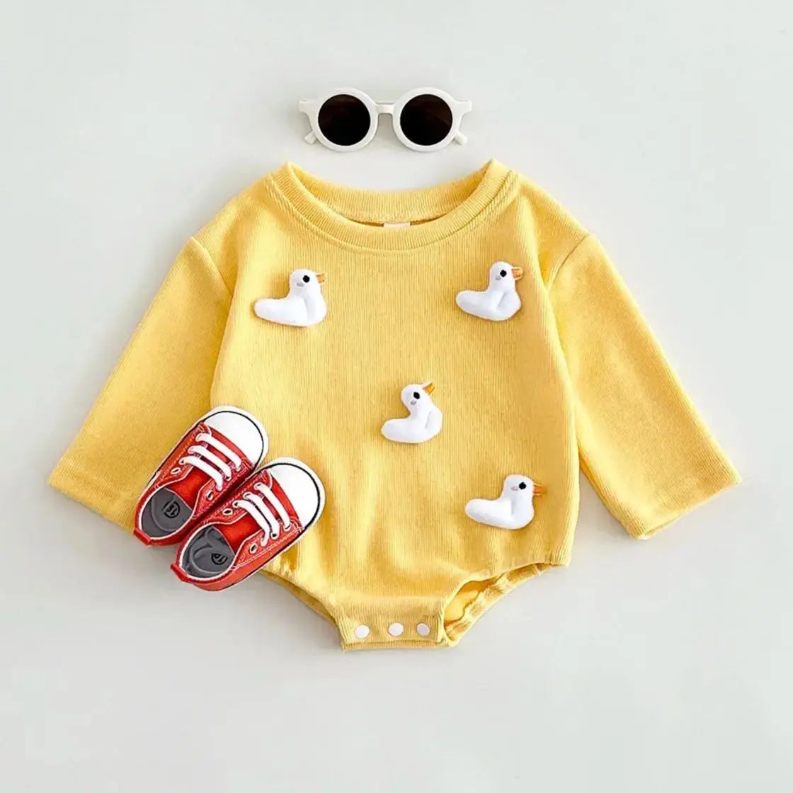Cute Baby Triangle Bubble Romper