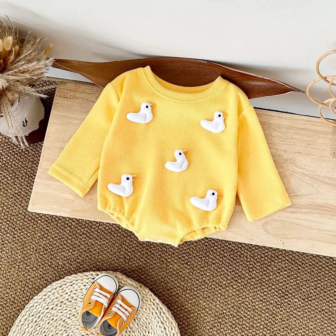 Cute Baby Triangle Bubble Romper
