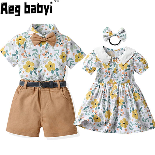 Kids(Boy and Girl) Matching Outfits Set