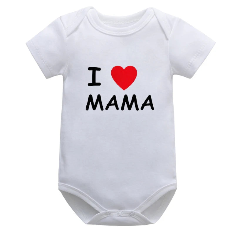 I Love Mom & Dad Romper
