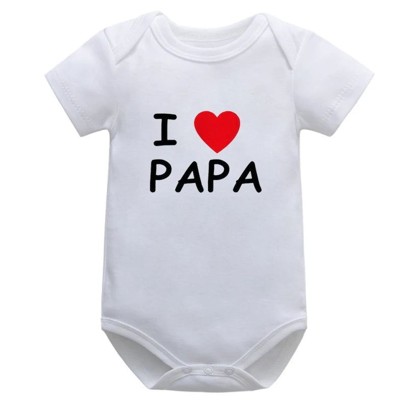 I Love Mom & Dad Romper