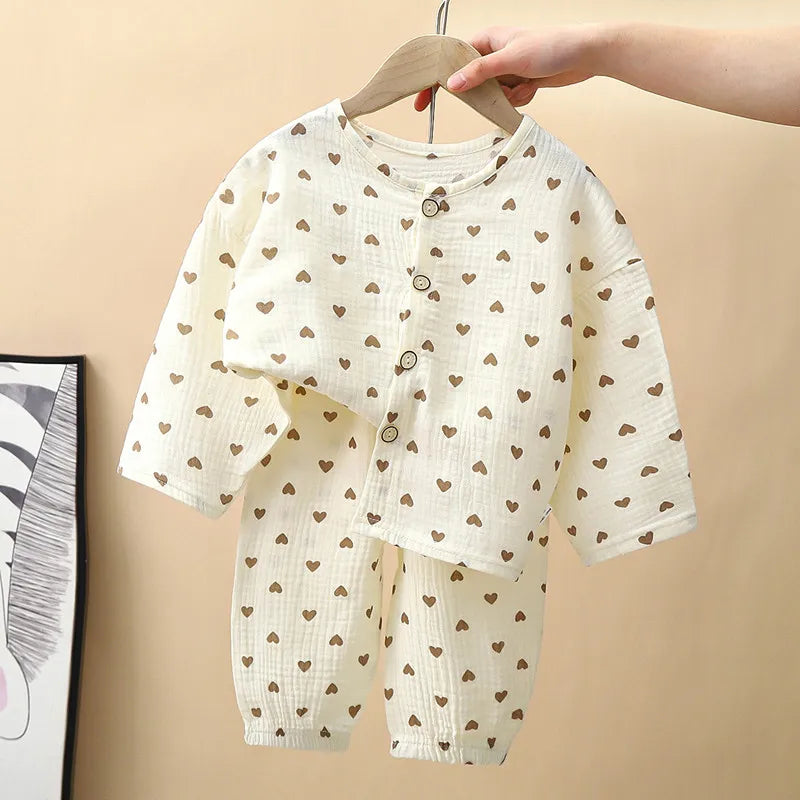 Muslin Cotton Baby Suit Outfit Set