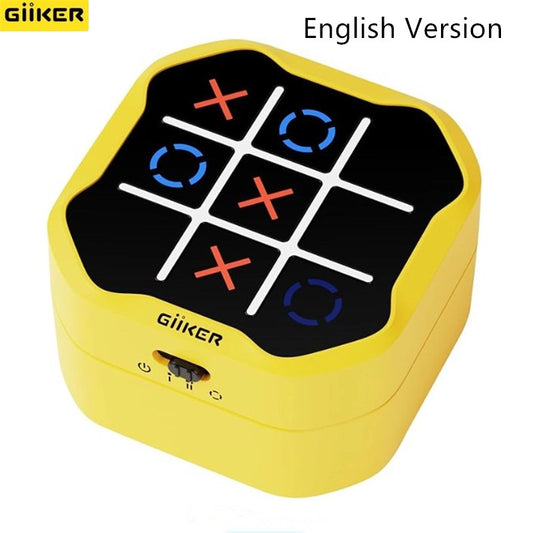 Electronic Super TIC-TAC-TOE and Memory Flash and Gobblet 3-in-1 Games Portable Toy for Kids and Family