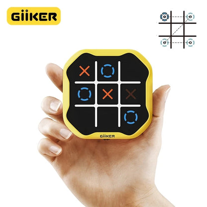 Electronic Super TIC-TAC-TOE and Memory Flash and Gobblet 3-in-1 Games Portable Toy for Kids and Family